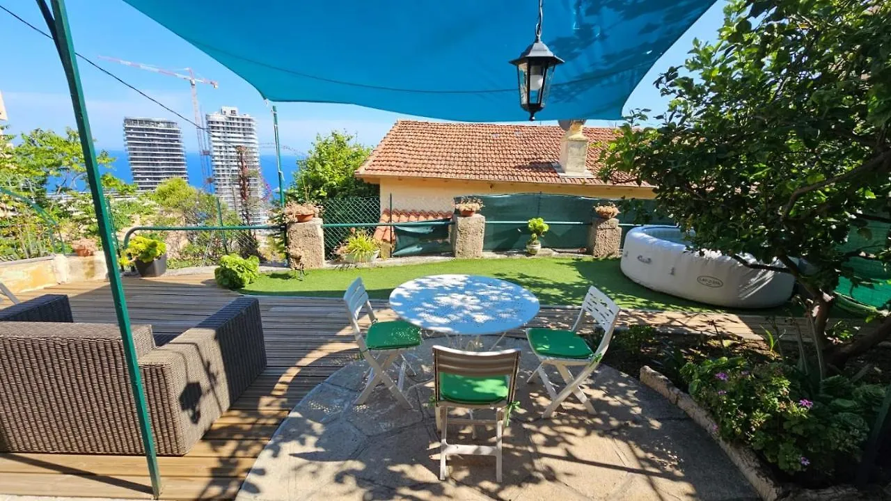 Maison Avec Jardin, Vue Mer Aux Portes De Monaco Beausoleil 0*,